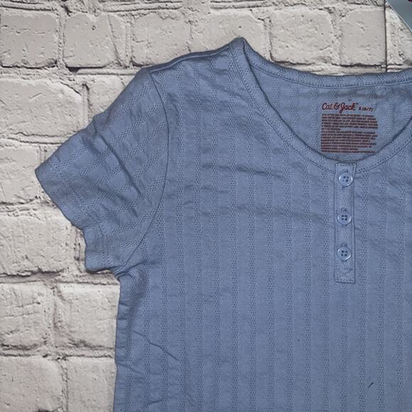 NWT Girls Size Small Light Blue Short Sleeve School Uniform T-Shirt size S - Picture 2 of 5